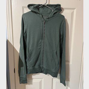 Lululemon Cotton French Terry Lightweight Zip Up - Green
